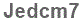 The text to enter in the texbox below is: Jedcm7