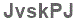 The text to enter in the texbox below is: JvskPJ