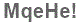 The text to enter in the texbox below is: MqeHe!