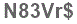 The text to enter in the texbox below is: N83Vr$