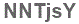 The text to enter in the texbox below is: NNTjsY