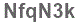 The text to enter in the texbox below is: NfqN3k
