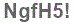 The text to enter in the texbox below is: NgfH5!