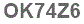 The text to enter in the texbox below is: OK74Z6