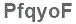 The text to enter in the texbox below is: PfqyoF