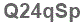 The text to enter in the texbox below is: Q24qSp