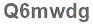 The text to enter in the texbox below is: Q6mwdg