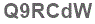 The text to enter in the texbox below is: Q9RCdW