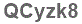 The text to enter in the texbox below is: QCyzk8