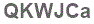 The text to enter in the texbox below is: QKWJCa