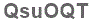 The text to enter in the texbox below is: QsuOQT