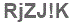 The text to enter in the texbox below is: RjZJ!K