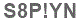 The text to enter in the texbox below is: S8P!YN