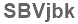 The text to enter in the texbox below is: SBVjbk