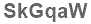The text to enter in the texbox below is: SkGqaW