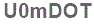 The text to enter in the texbox below is: U0mDOT
