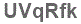 The text to enter in the texbox below is: UVqRfk