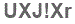 The text to enter in the texbox below is: UXJ!Xr