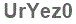The text to enter in the texbox below is: UrYez0