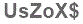 The text to enter in the texbox below is: UsZoX$