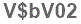 The text to enter in the texbox below is: V$bV02