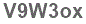 The text to enter in the texbox below is: V9W3ox