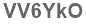 The text to enter in the texbox below is: VV6YkO