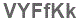The text to enter in the texbox below is: VYFfKk