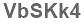 The text to enter in the texbox below is: VbSKk4