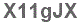 The text to enter in the texbox below is: X11gJX