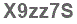 The text to enter in the texbox below is: X9zz7S