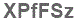 The text to enter in the texbox below is: XPfFSz