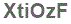 The text to enter in the texbox below is: XtiOzF