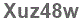 The text to enter in the texbox below is: Xuz48w