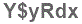 The text to enter in the texbox below is: Y$yRdx