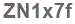 The text to enter in the texbox below is: ZN1x7f