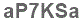 The text to enter in the texbox below is: aP7KSa