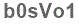 The text to enter in the texbox below is: b0sVo1