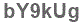The text to enter in the texbox below is: bY9kUg