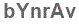 The text to enter in the texbox below is: bYnrAv