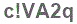 The text to enter in the texbox below is: c!VA2q