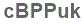 The text to enter in the texbox below is: cBPPuk