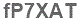 The text to enter in the texbox below is: fP7XAT