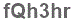 The text to enter in the texbox below is: fQh3hr