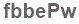 The text to enter in the texbox below is: fbbePw