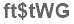 The text to enter in the texbox below is: ft$tWG