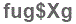 The text to enter in the texbox below is: fug$Xg