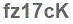 The text to enter in the texbox below is: fz17cK