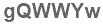 The text to enter in the texbox below is: gQWWYw