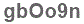 The text to enter in the texbox below is: gbOo9n